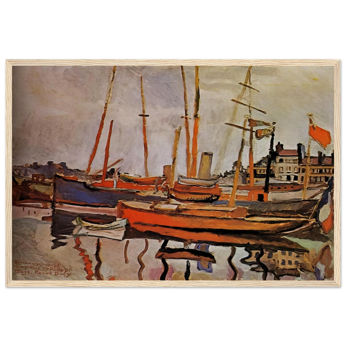 THE PORT OF LE HAVRE 1906 Framed Poster | Raoul Dufy Framed Prints Wall Art | Raoul Dufy Shop