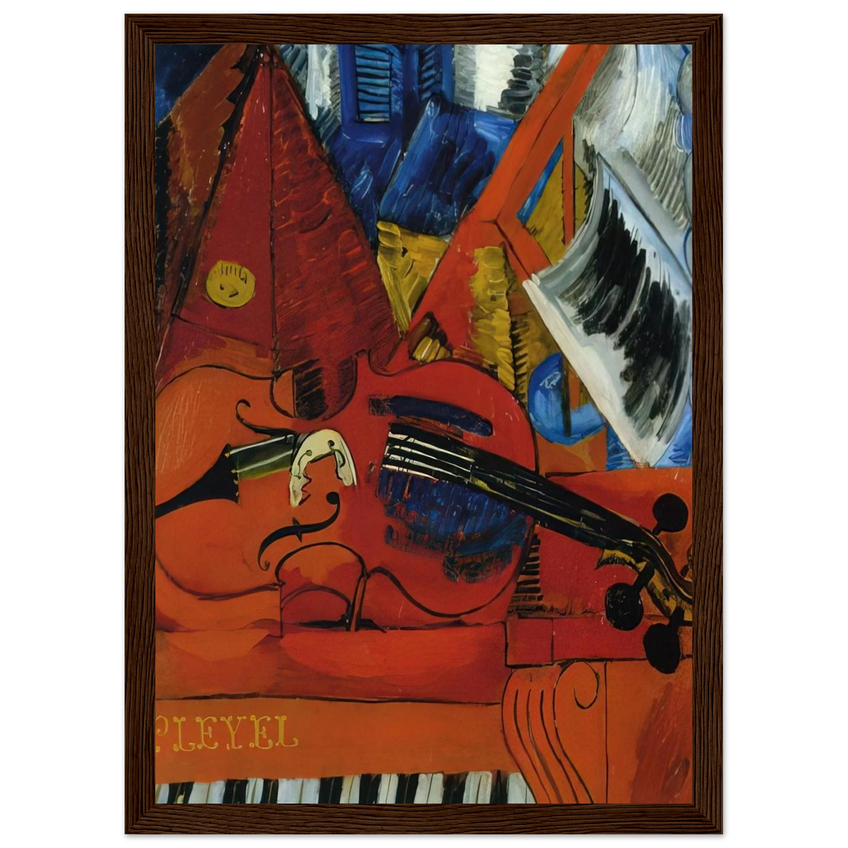THE VIOLIN 1916 Framed Poster | Raoul Dufy Framed Prints Wall Art | Raoul Dufy Shop