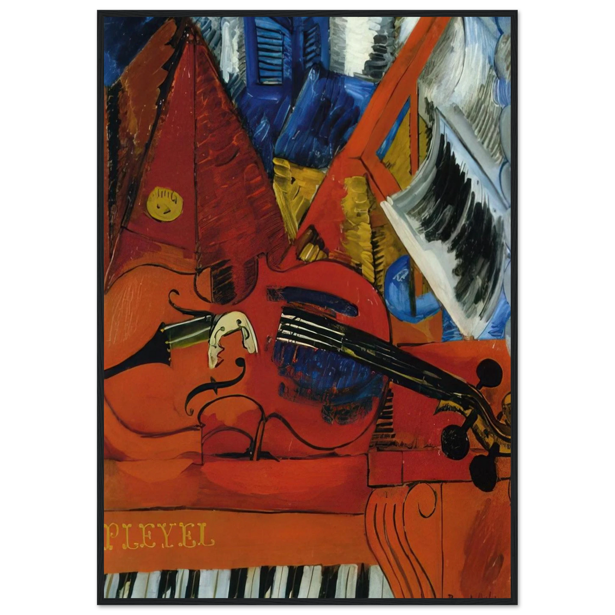 THE VIOLIN 1916 Framed Poster | Raoul Dufy Framed Prints Wall Art | Raoul Dufy Shop