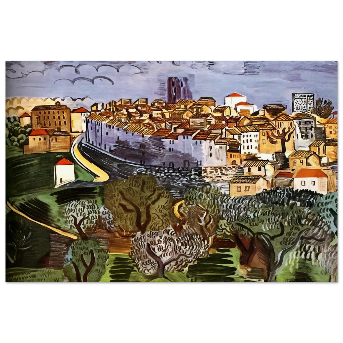 VENCE 1923 Poster | Raoul Dufy Poster | Raoul Dufy Shop