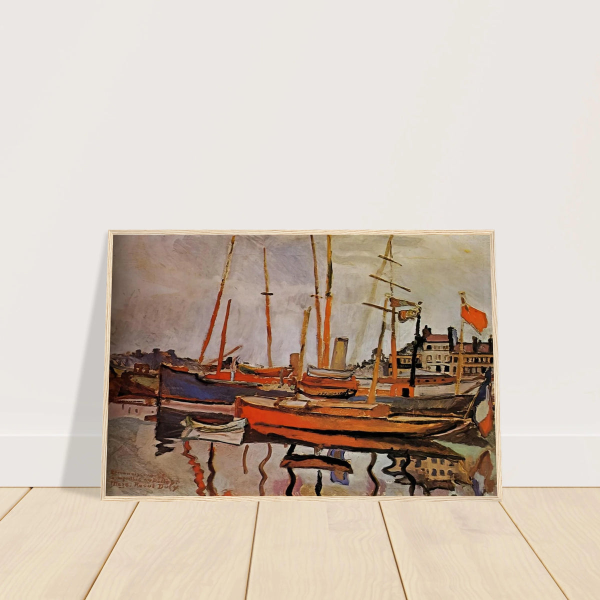THE PORT OF LE HAVRE 1906 Framed Poster | Raoul Dufy Framed Prints Wall Art | Raoul Dufy Shop