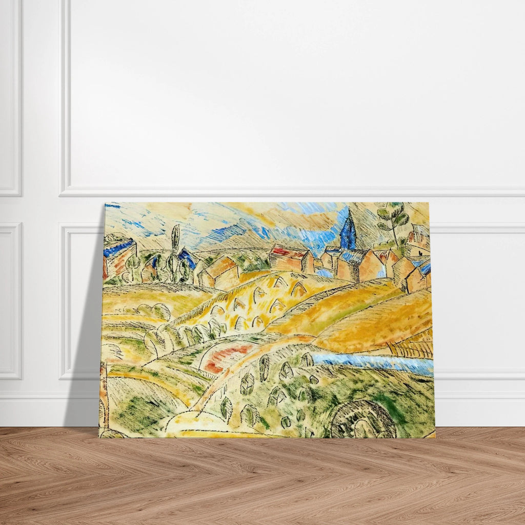 CUBIST LANDSCAPE WITH HAYSTACKS Canvas | Raoul Dufy Canvas | Raoul Dufy Shop
