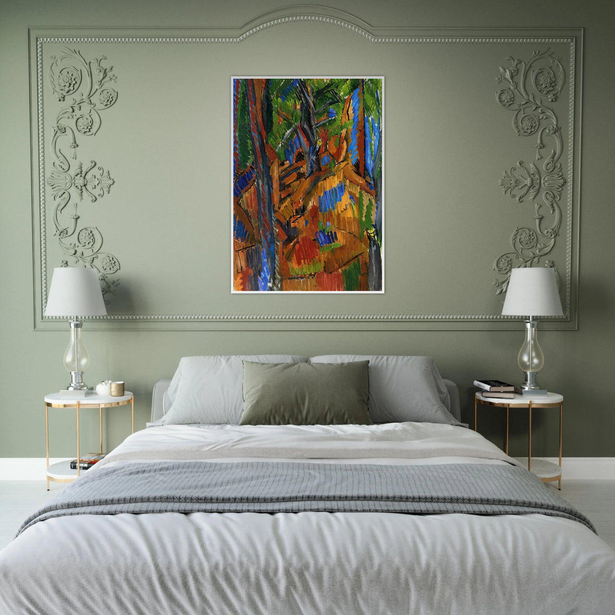 TREES 1913 Framed Poster | Raoul Dufy Framed Prints Wall Art | Raoul Dufy Shop