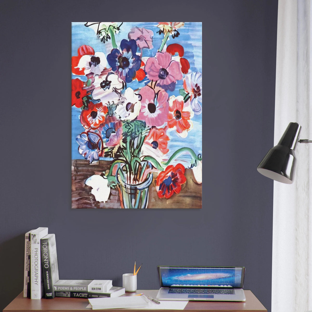 ANEMONES 1937 Canvas | Raoul Dufy Canvas | Raoul Dufy Shop