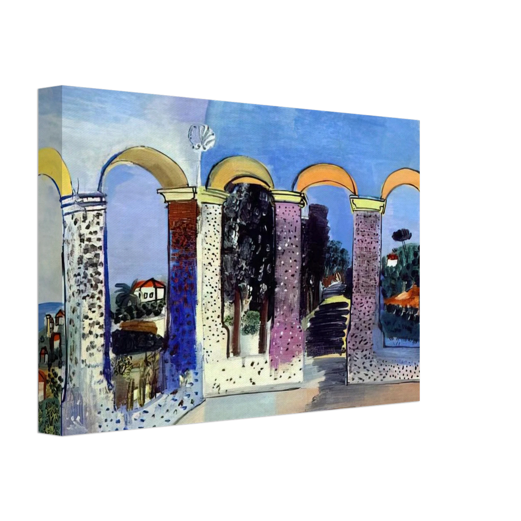 ARCADES AT VALLAURIS 1927 Canvas | Raoul Dufy Canvas | Raoul Dufy Shop