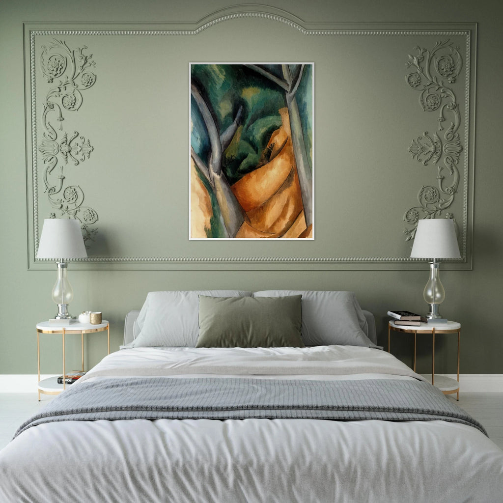 TREES AT ESTAQUE 1908 Framed Poster | Raoul Dufy Framed Prints Wall Art | Raoul Dufy Shop