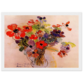 ANEMONES 1953 Framed Poster | Raoul Dufy Framed Prints Wall Art | Raoul Dufy Shop