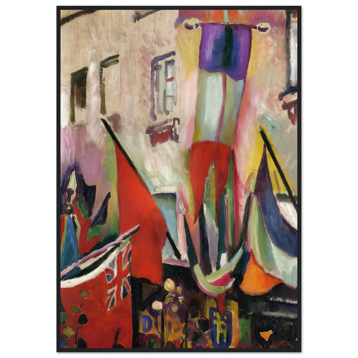 FLAGS 1906 Framed Poster | Raoul Dufy Framed Prints Wall Art | Raoul Dufy Shop