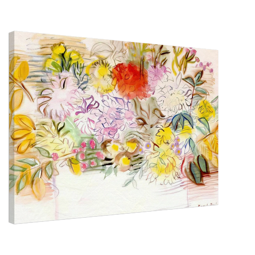 BOUQUET OF FLOWERS Canvas | Raoul Dufy Canvas | Raoul Dufy Shop