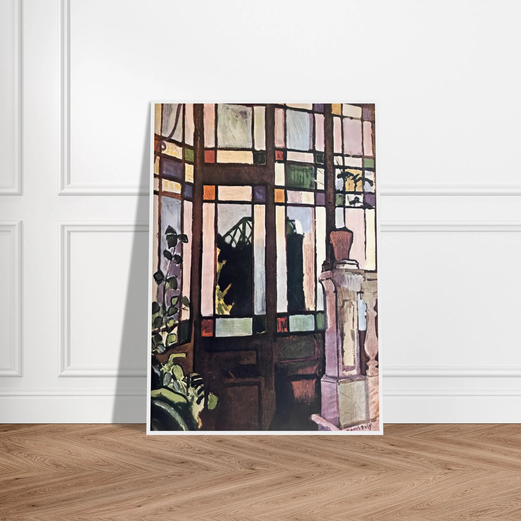 WINDOW WITH COLOURED GLASSES 1906 Framed Poster | Raoul Dufy Framed Prints Wall Art | Raoul Dufy Shop