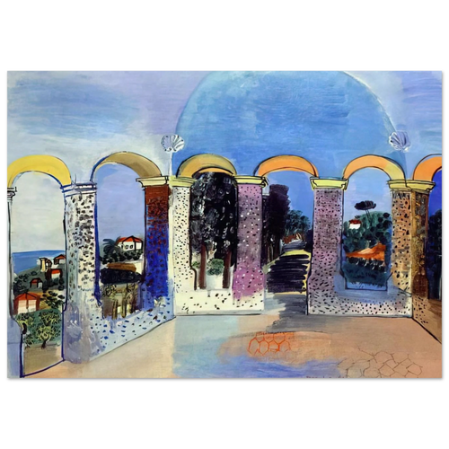 ARCADES AT VALLAURIS 1927 Poster | Raoul Dufy Poster | Raoul Dufy Shop
