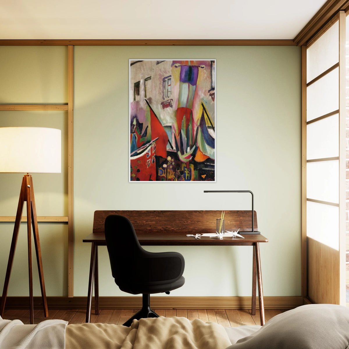 FLAGS 1906 Framed Poster | Raoul Dufy Framed Prints Wall Art | Raoul Dufy Shop