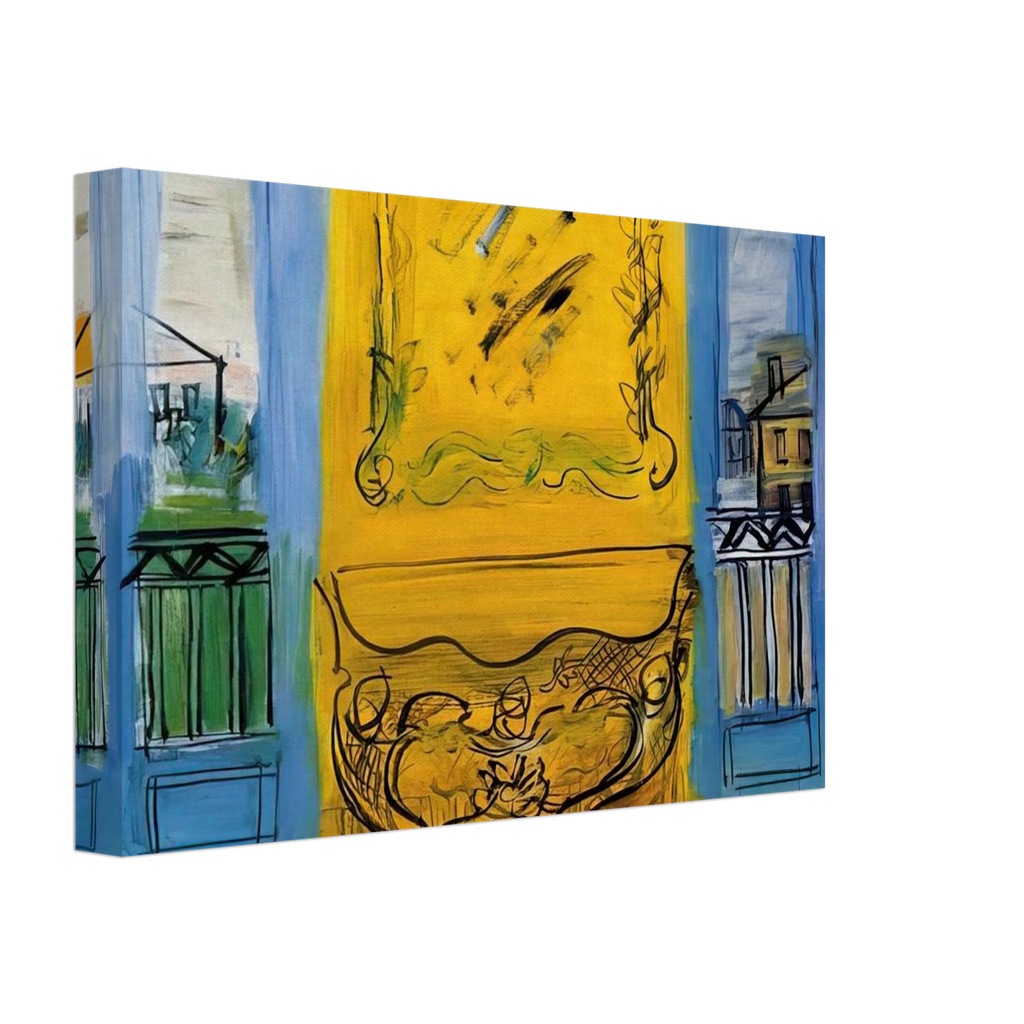 CONSOLE WITH TWO WINDOWS 1948 Canvas | Raoul Dufy Canvas | Raoul Dufy Shop