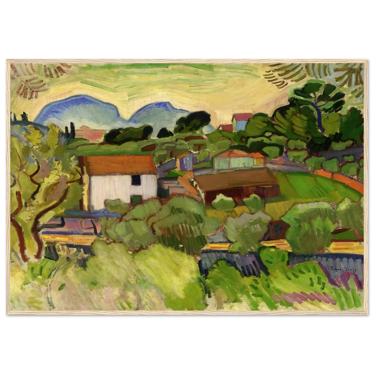 THE RIVER Framed Poster | Raoul Dufy Framed Prints Wall Art | Raoul Dufy Shop