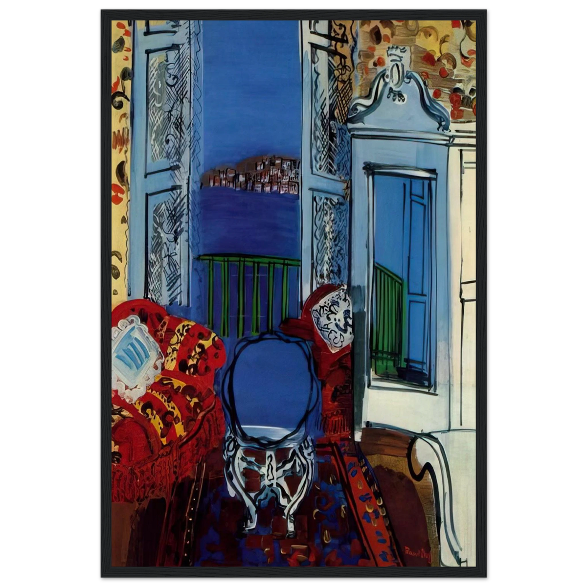OPEN WINDOW 1928 Framed Poster | Raoul Dufy Framed Prints Wall Art | Raoul Dufy Shop