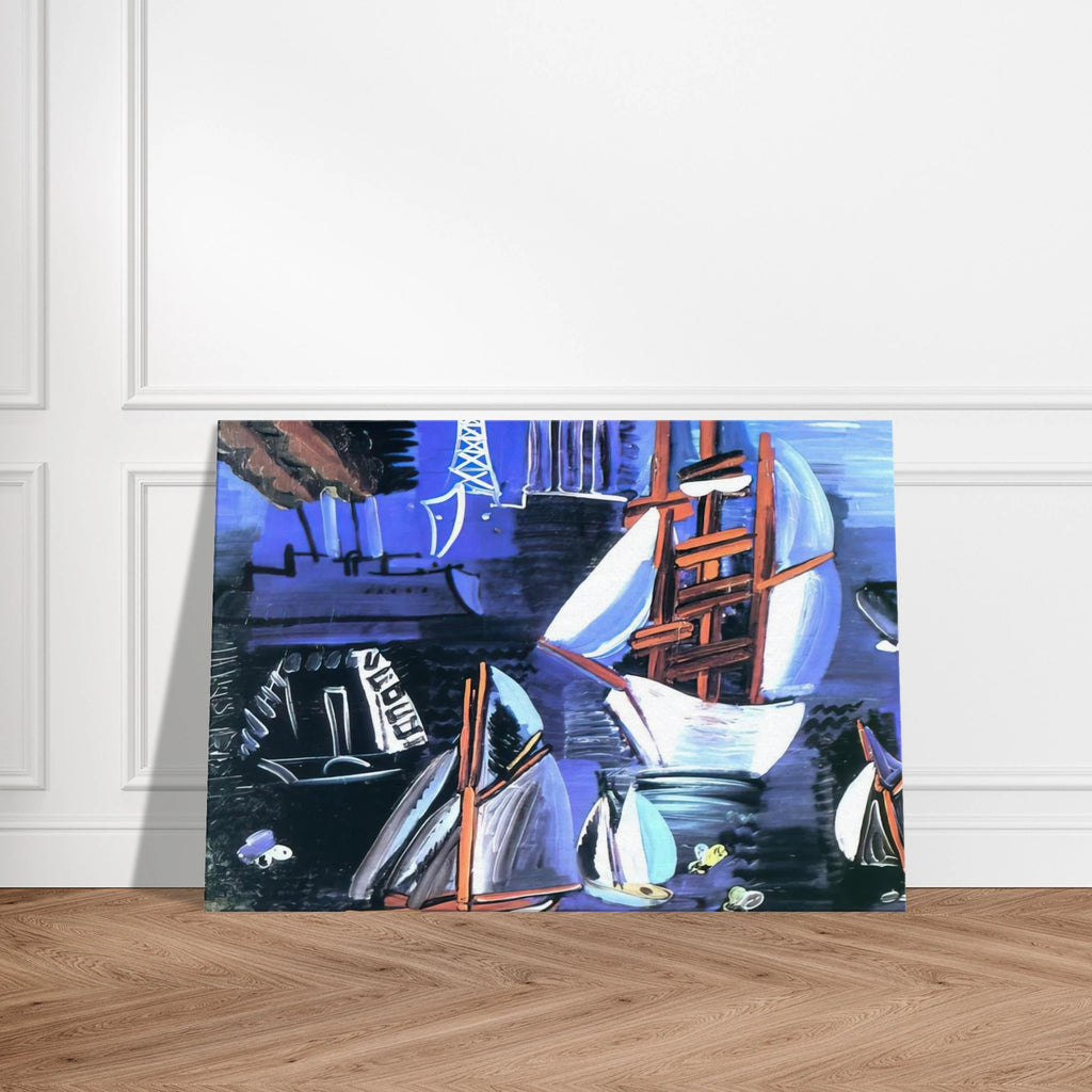 BOATS IN LE HAVRE 1926 Canvas | Raoul Dufy Canvas | Raoul Dufy Shop