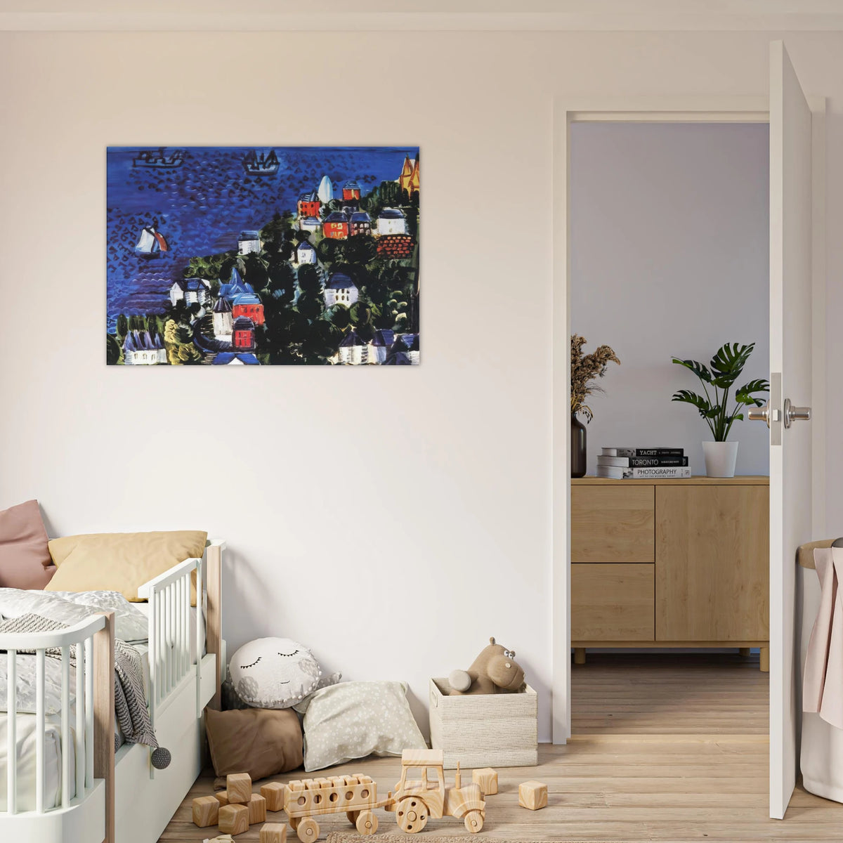 VIEW OF SAINTE ADRESSE Canvas | Raoul Dufy Canvas | Raoul Dufy Shop