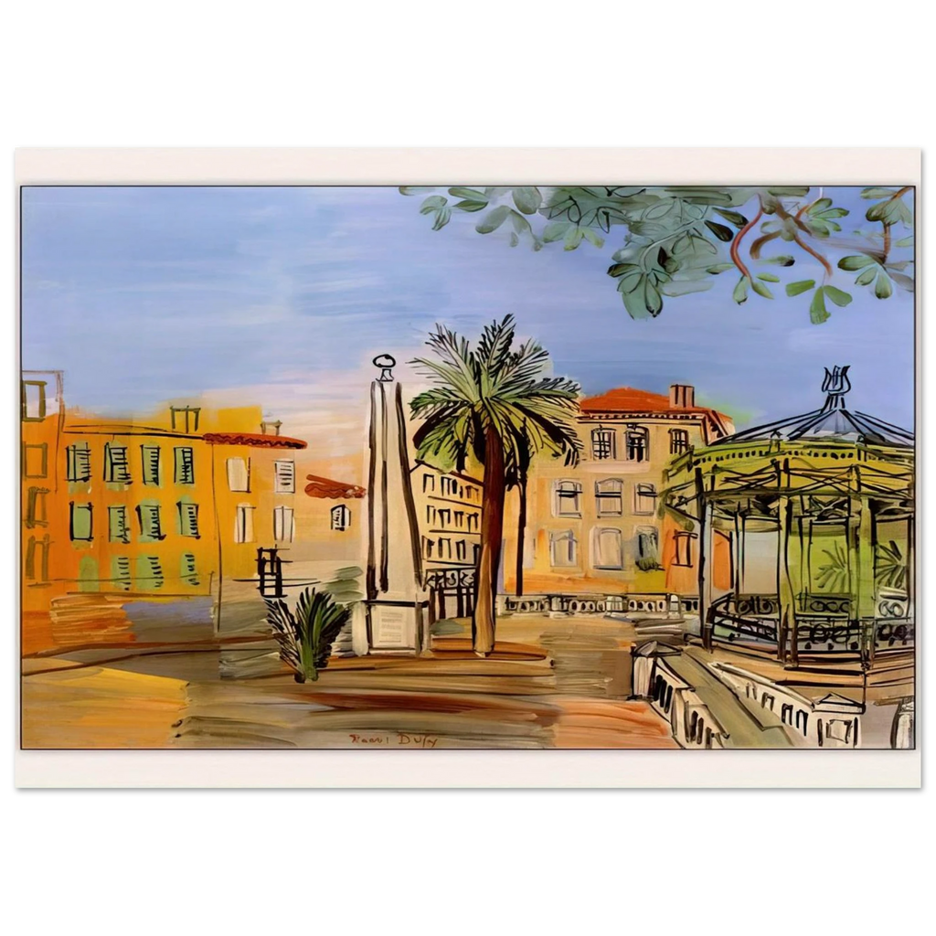 THE SQUARE IN HYERES Poster | Raoul Dufy Poster | Raoul Dufy Shop