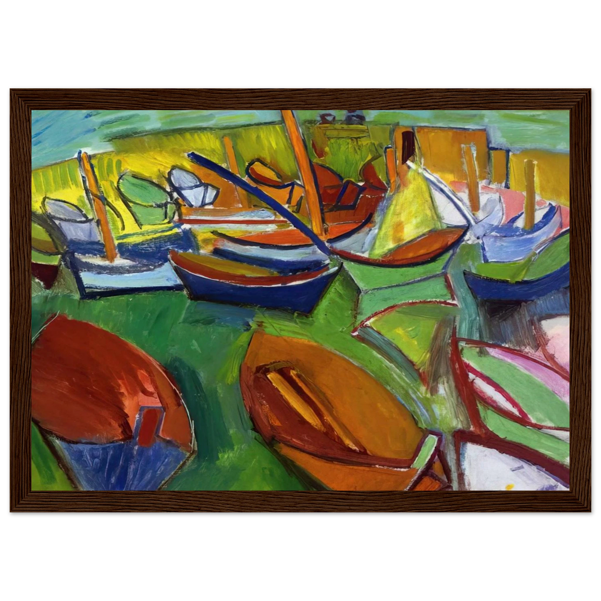 MARTIGUES 1907 Framed Poster | Raoul Dufy Framed Prints Wall Art | Raoul Dufy Shop
