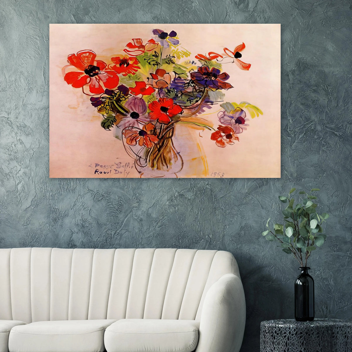 ANEMONES 1953 Poster | Raoul Dufy Poster | Raoul Dufy Shop