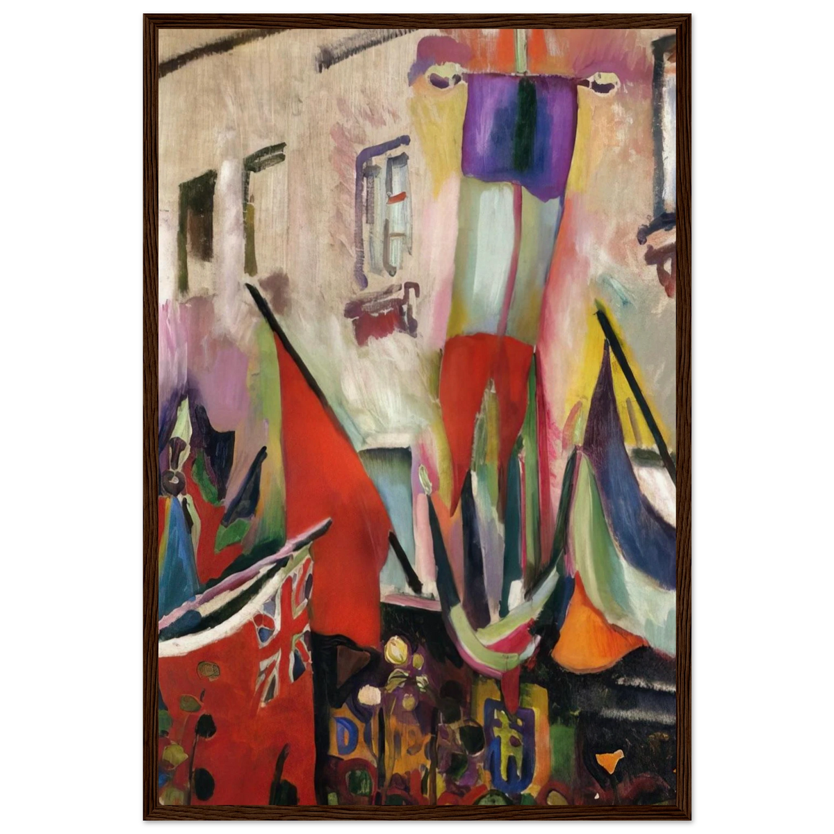 FLAGS 1906 Framed Poster | Raoul Dufy Framed Prints Wall Art | Raoul Dufy Shop
