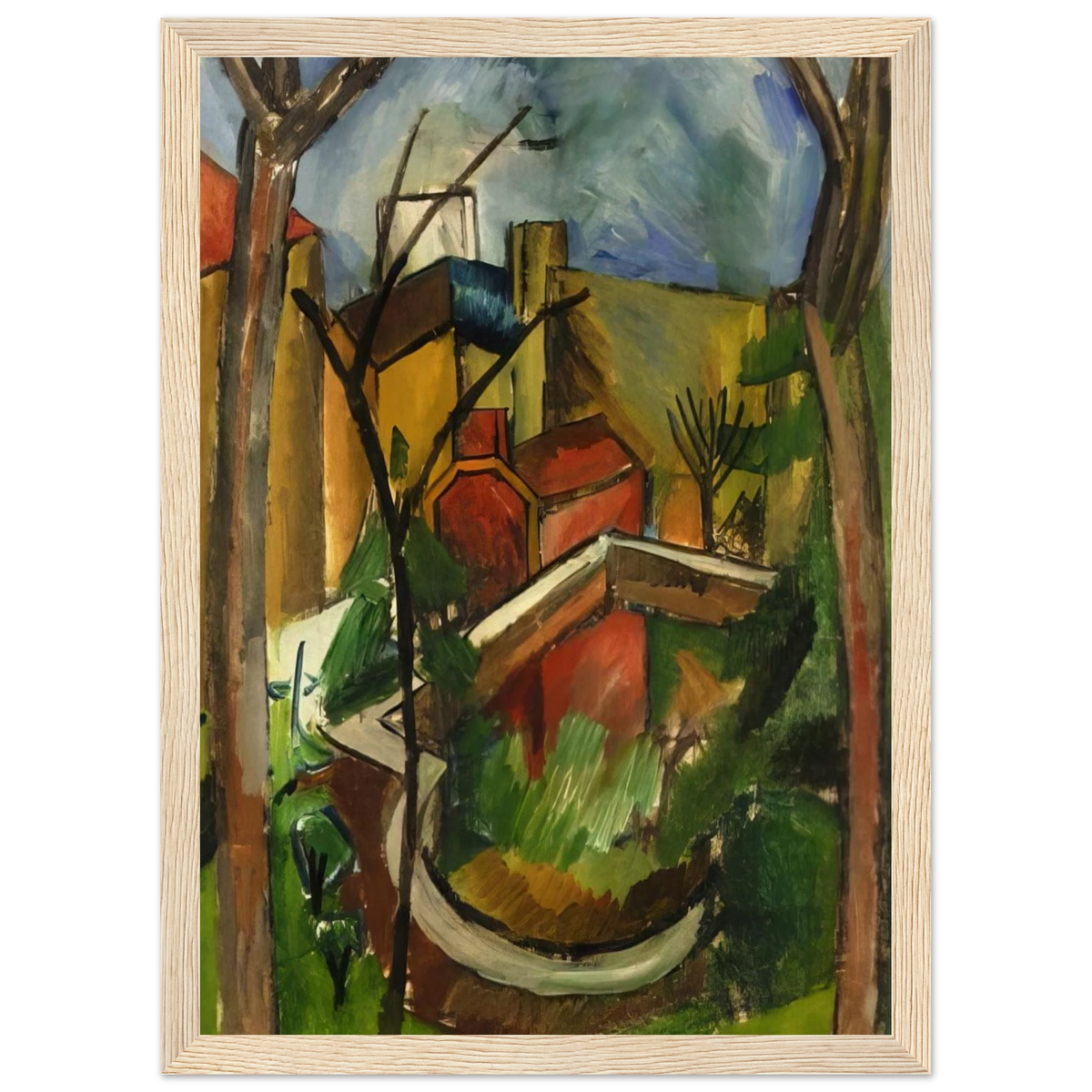 LANDSCAPE OF FALAISE 1910 Framed Poster | Raoul Dufy Framed Prints Wall Art | Raoul Dufy Shop