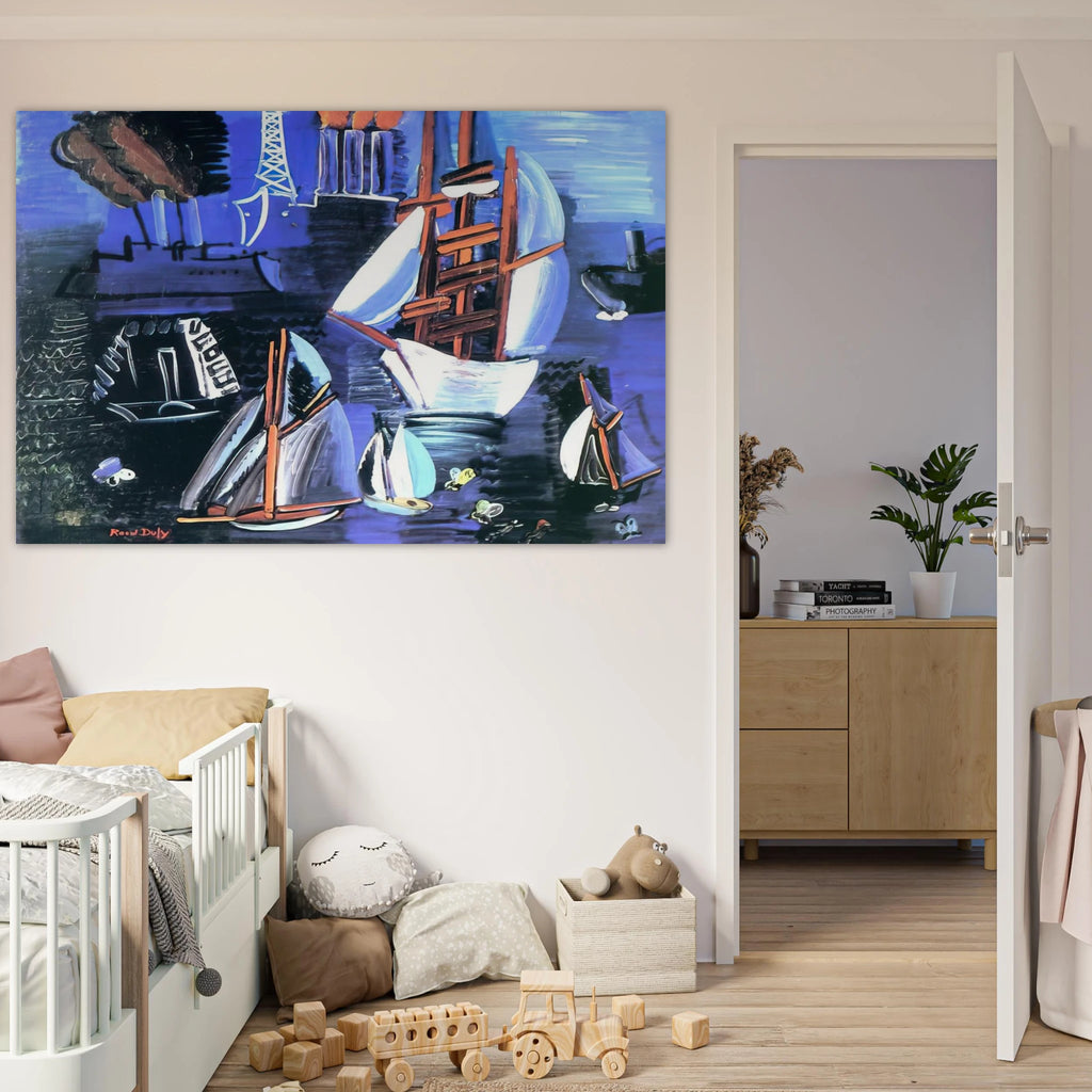 BOATS IN LE HAVRE 1926 Poster | Raoul Dufy Poster | Raoul Dufy Shop