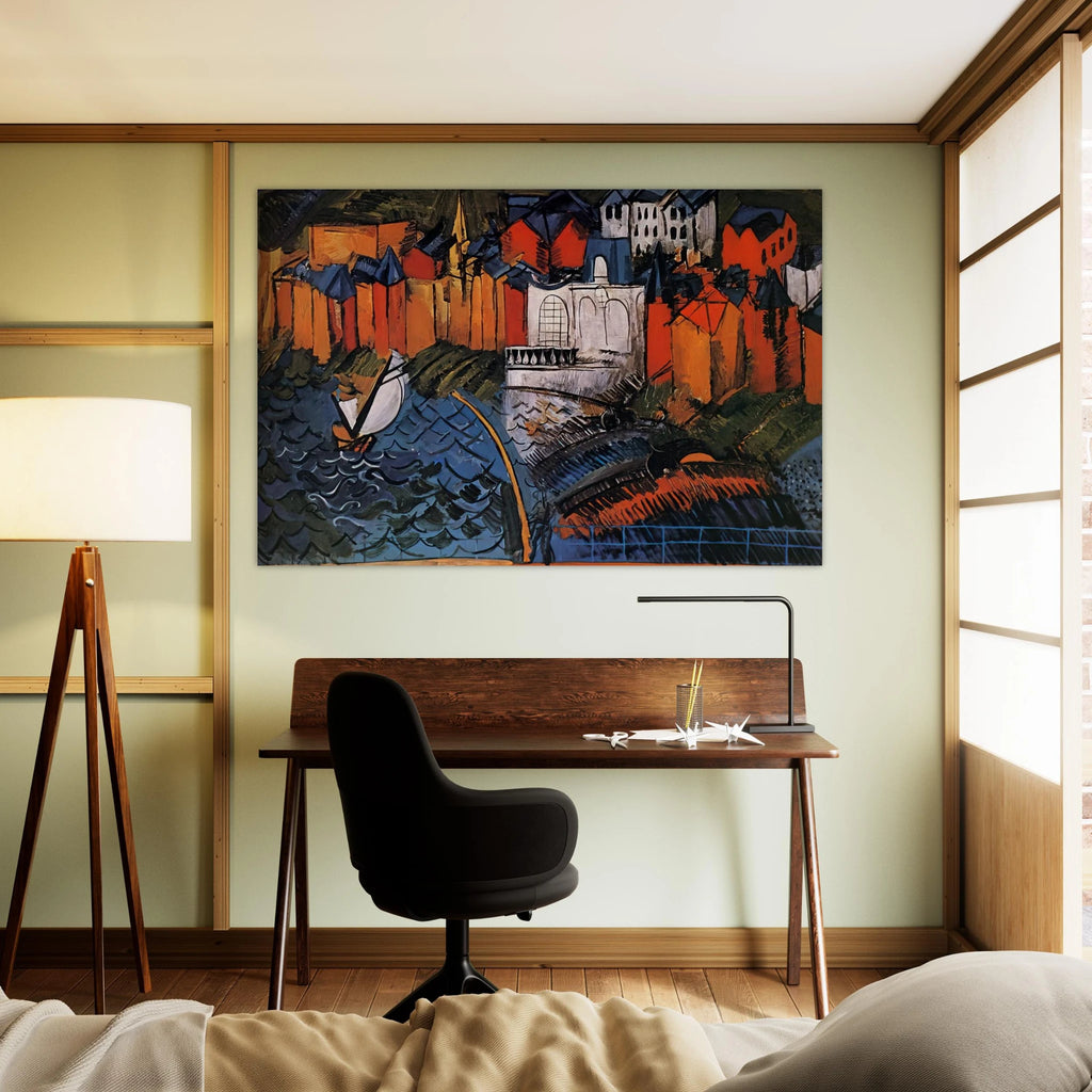 SAILBOAT AT SAINTE ADRESSE 1912 Poster | Raoul Dufy Poster | Raoul Dufy Shop