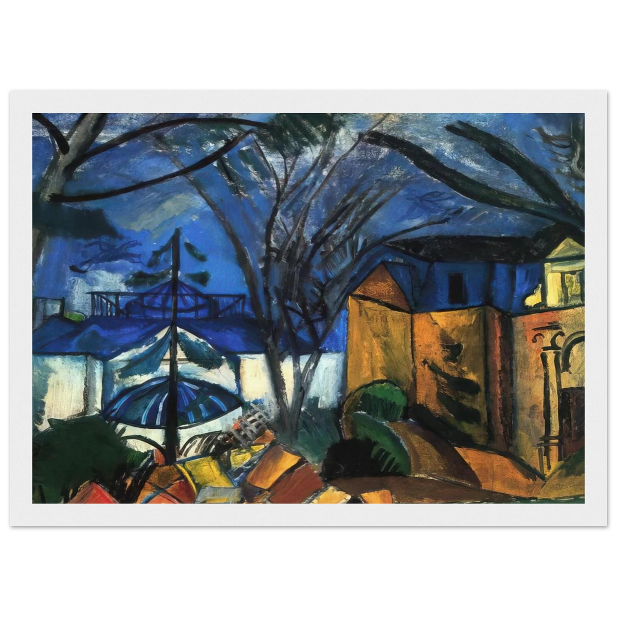 THE BOTANICAL GARDEN 1910 Framed Poster | Raoul Dufy Framed Prints Wall Art | Raoul Dufy Shop