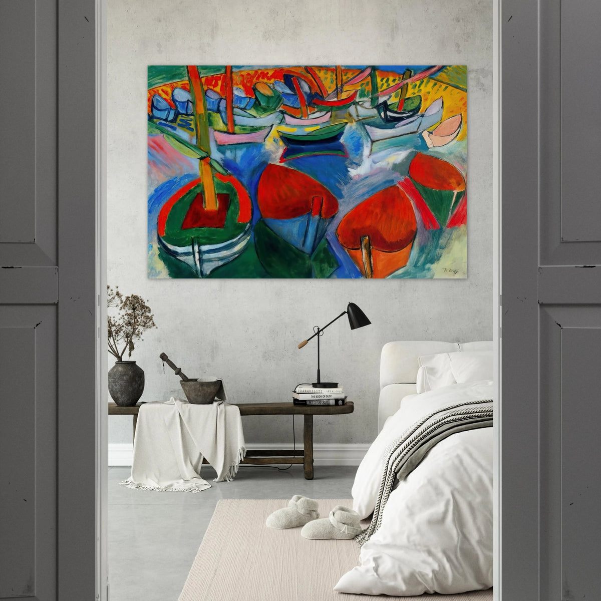 BOATS AT MARTIGUES 1908 Poster | Raoul Dufy Poster | Raoul Dufy Shop