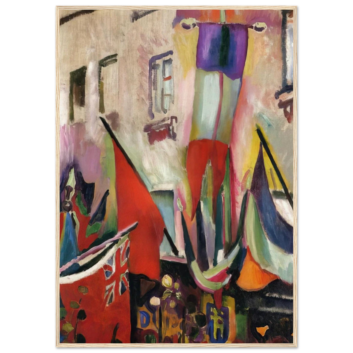 FLAGS 1906 Framed Poster | Raoul Dufy Framed Prints Wall Art | Raoul Dufy Shop