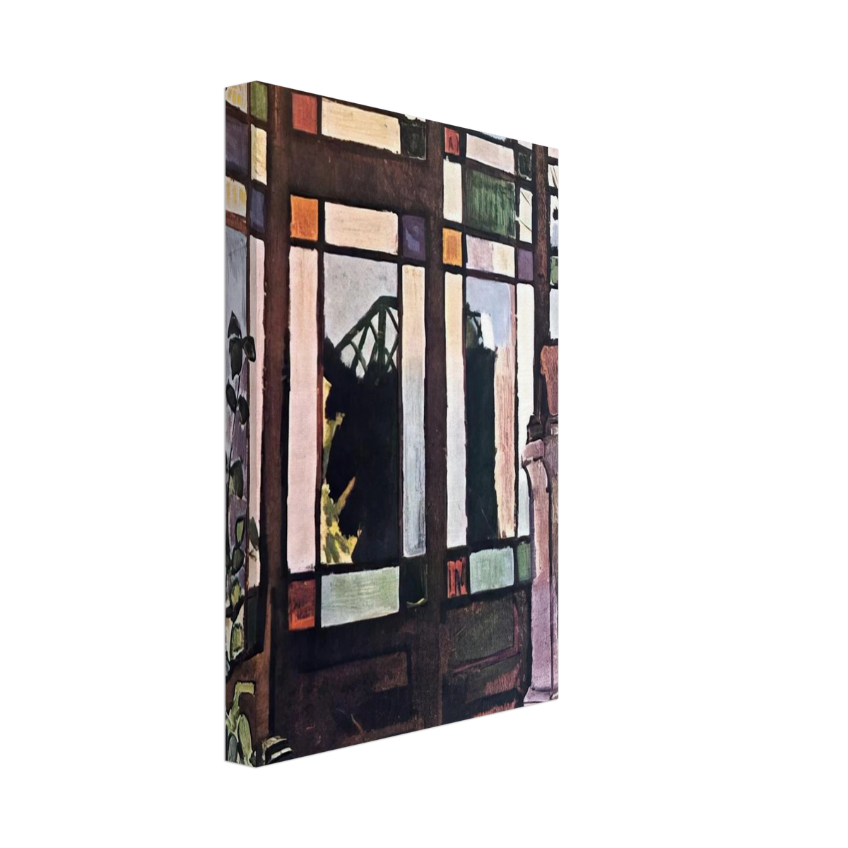 WINDOW WITH COLOURED GLASSES 1906 Canvas | Raoul Dufy Canvas | Raoul Dufy Shop
