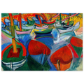 BOATS AT MARTIGUES 1908 Poster | Raoul Dufy Poster | Raoul Dufy Shop