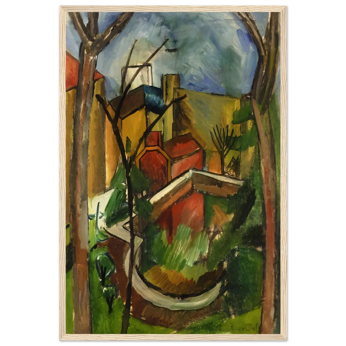 LANDSCAPE OF FALAISE 1910 Framed Poster | Raoul Dufy Framed Prints Wall Art | Raoul Dufy Shop