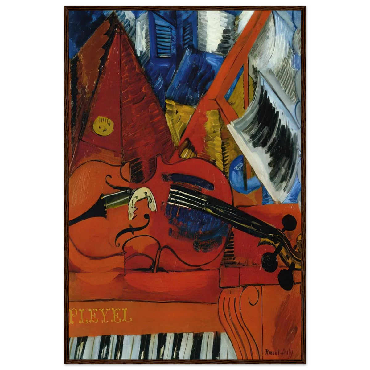 THE VIOLIN 1916 Framed Poster | Raoul Dufy Framed Prints Wall Art | Raoul Dufy Shop