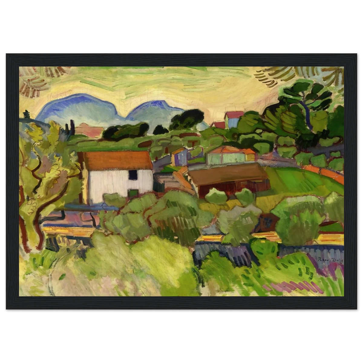 THE RIVER Framed Poster | Raoul Dufy Framed Prints Wall Art | Raoul Dufy Shop