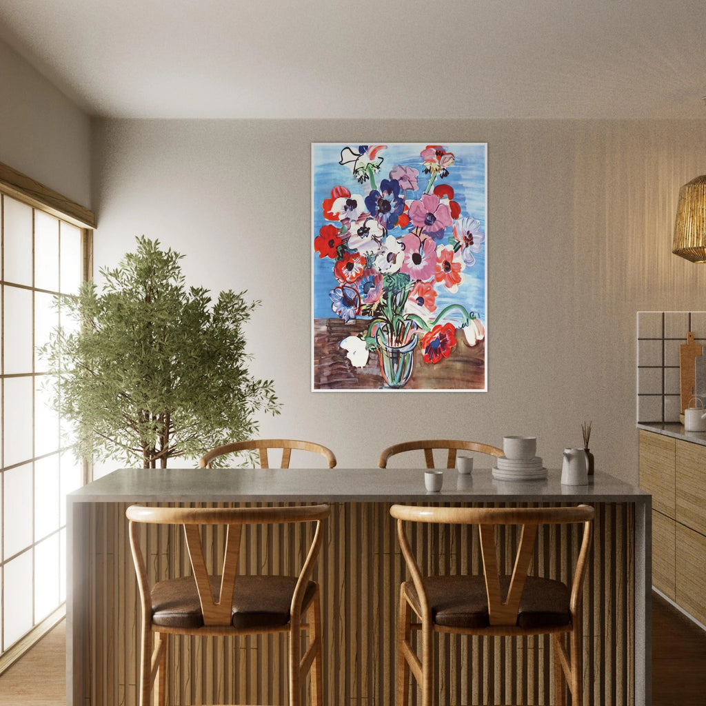 ANEMONES 1937 Framed Poster | Raoul Dufy Framed Prints Wall Art | Raoul Dufy Shop
