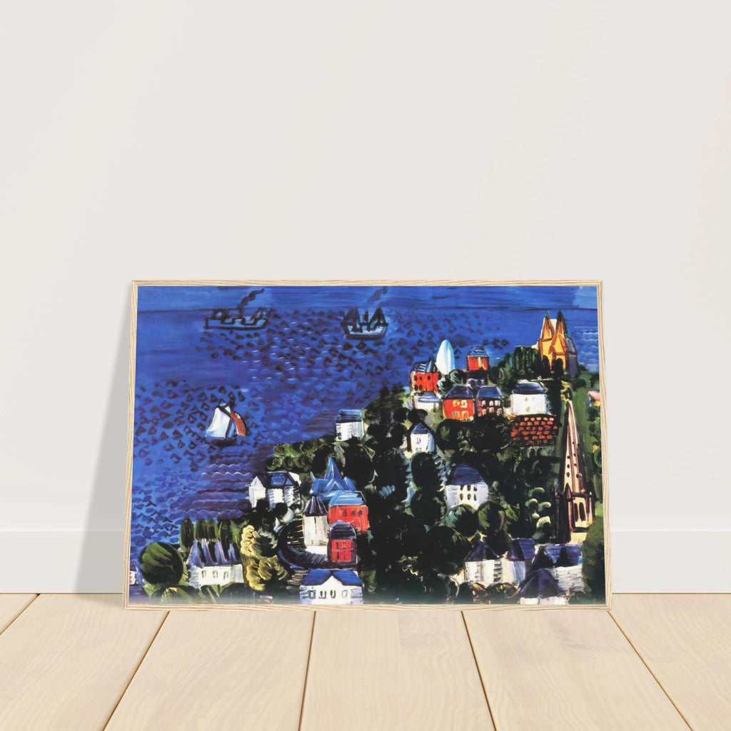 VIEW OF SAINTE ADRESSE Framed Poster | Raoul Dufy Framed Prints Wall Art | Raoul Dufy Shop