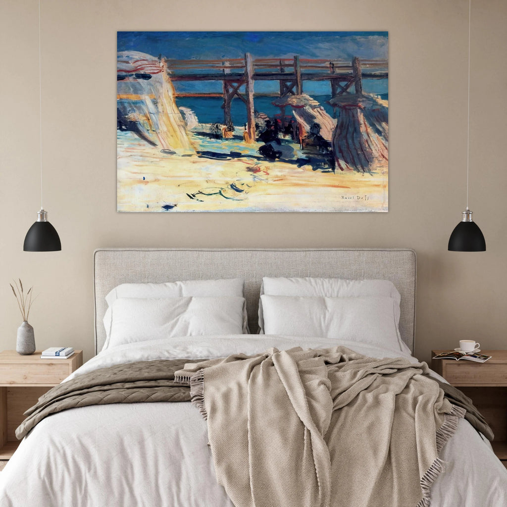 SANDY BEACH OF SAINTE ADRESSE Poster | Raoul Dufy Poster | Raoul Dufy Shop