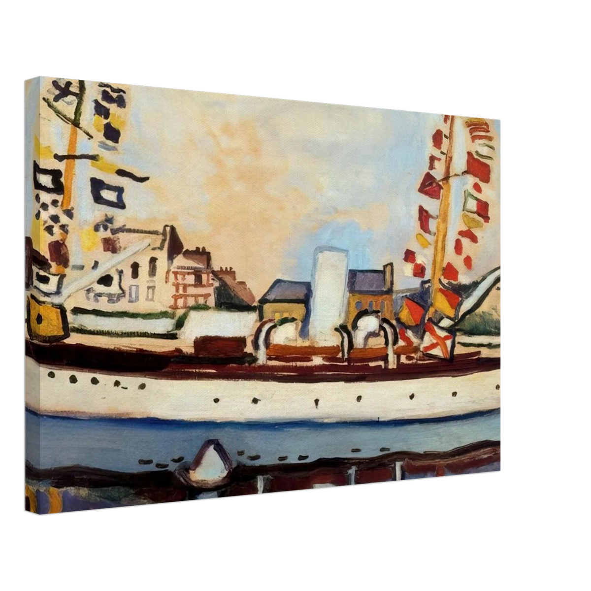 THE ENGLISH YACHT 1906 Canvas | Raoul Dufy Canvas | Raoul Dufy Shop