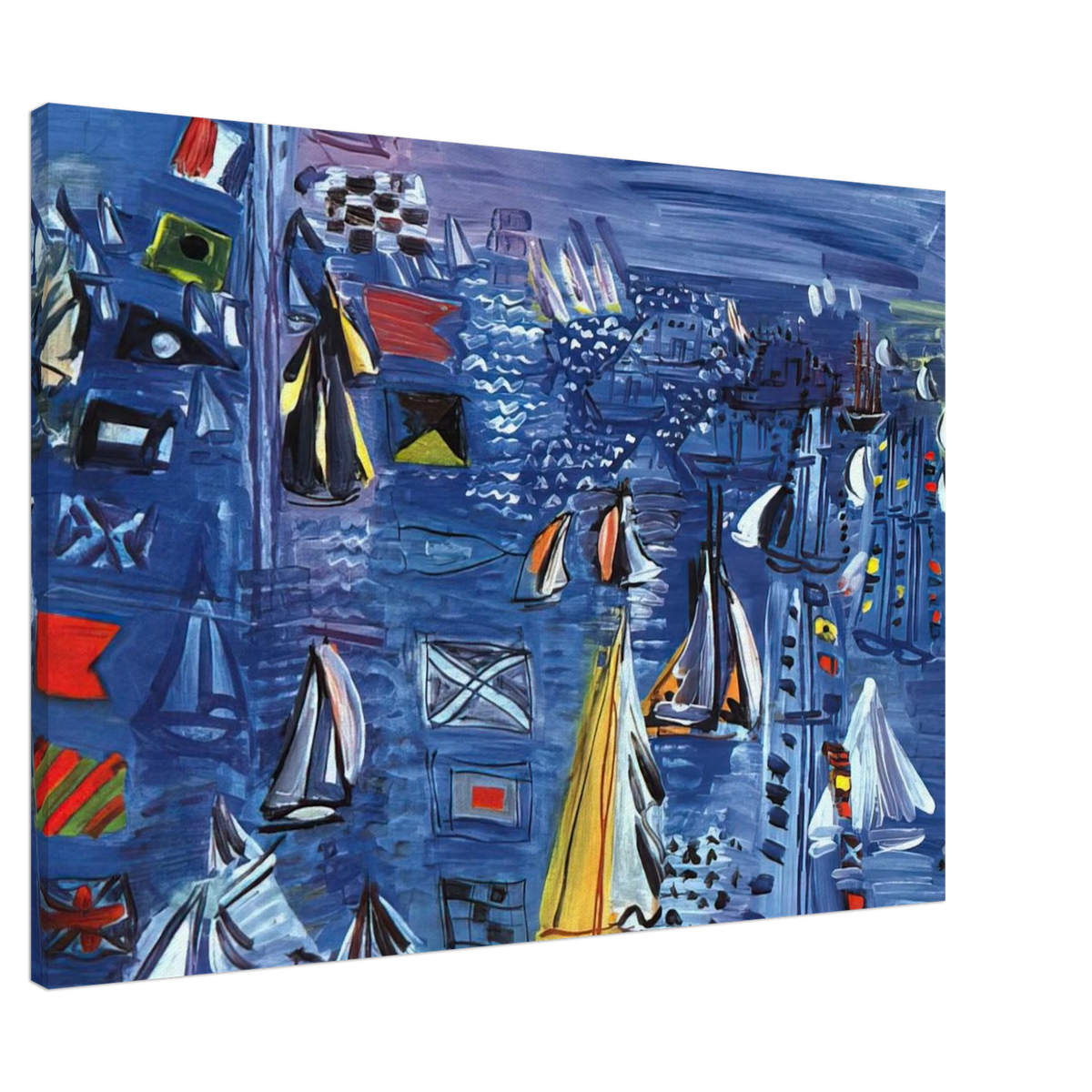 REGATTA AT COWES 1934 Canvas | Raoul Dufy Canvas | Raoul Dufy Shop
