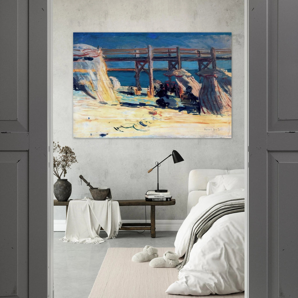 SANDY BEACH OF SAINTE ADRESSE Poster | Raoul Dufy Poster | Raoul Dufy Shop
