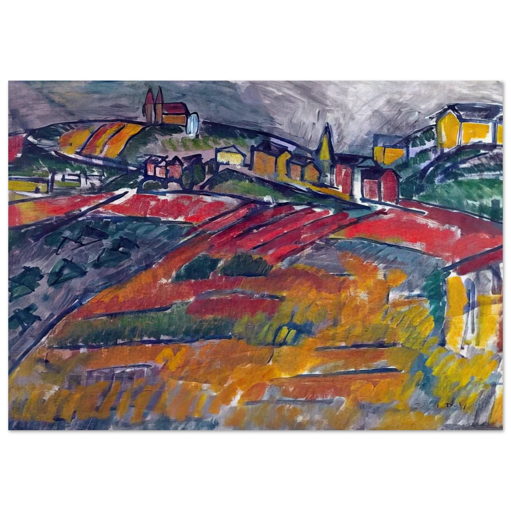 LANDSCAPE WITH RED AND YELLOW Poster | Raoul Dufy Poster | Raoul Dufy Shop