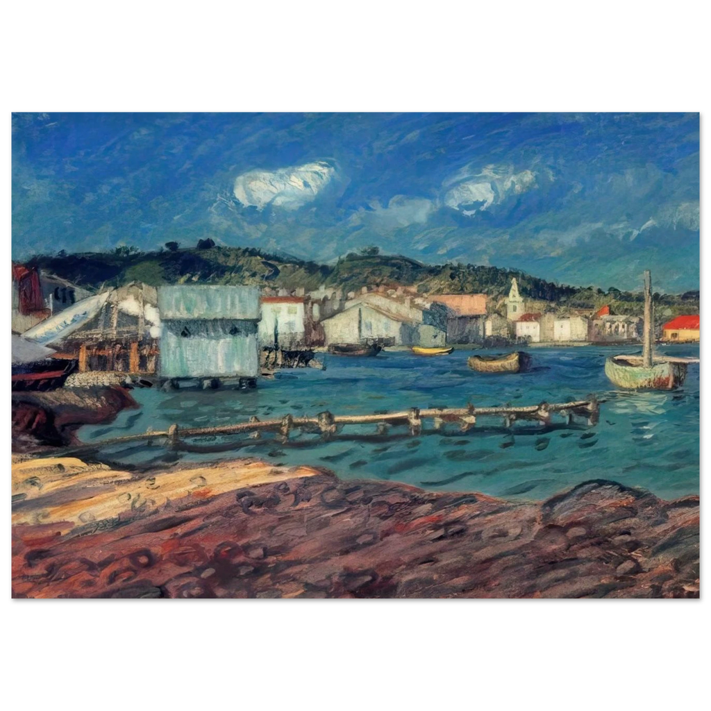 THE PORT OF MARTIGUES Poster | Raoul Dufy Poster | Raoul Dufy Shop