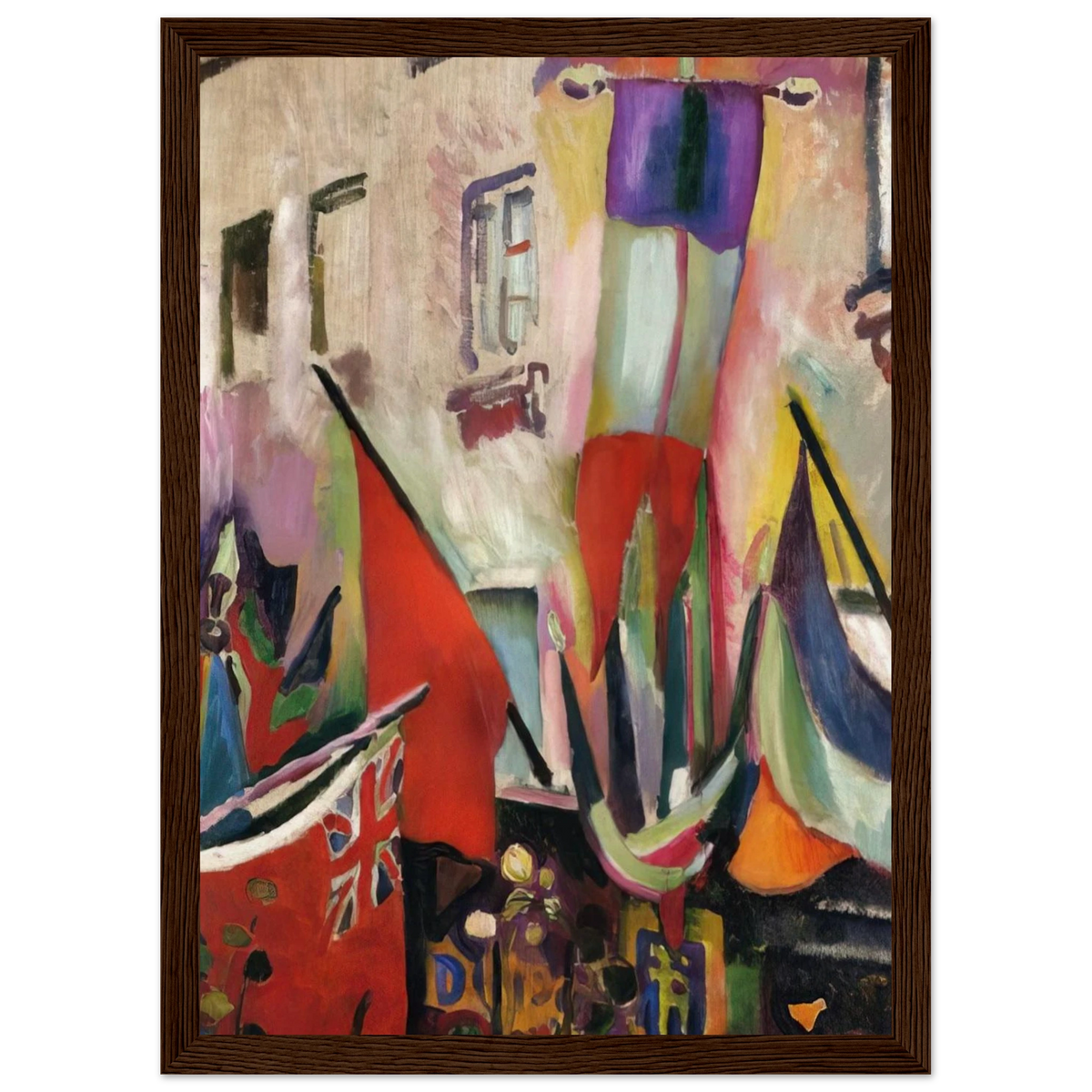 FLAGS 1906 Framed Poster | Raoul Dufy Framed Prints Wall Art | Raoul Dufy Shop