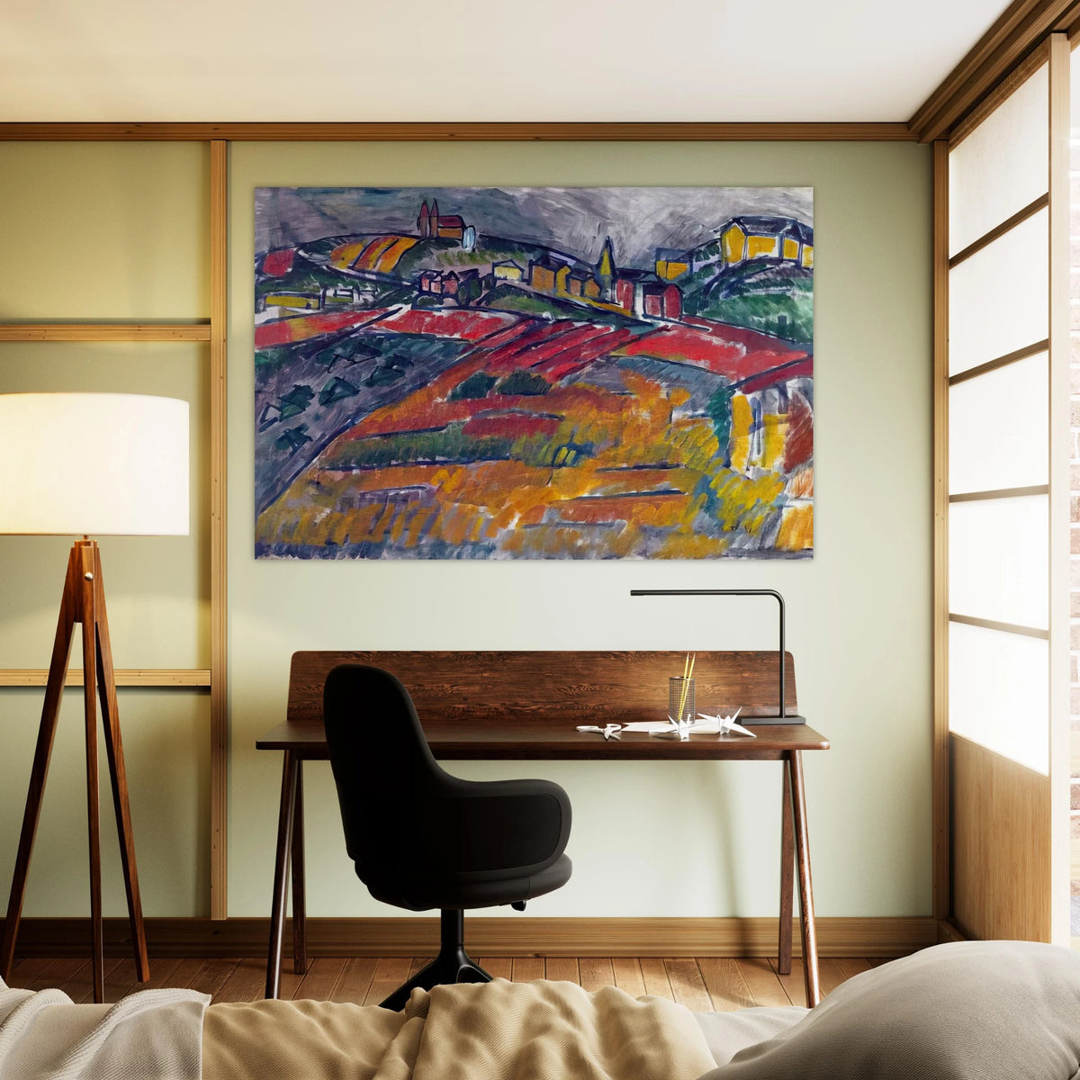LANDSCAPE WITH RED AND YELLOW Poster | Raoul Dufy Poster | Raoul Dufy Shop
