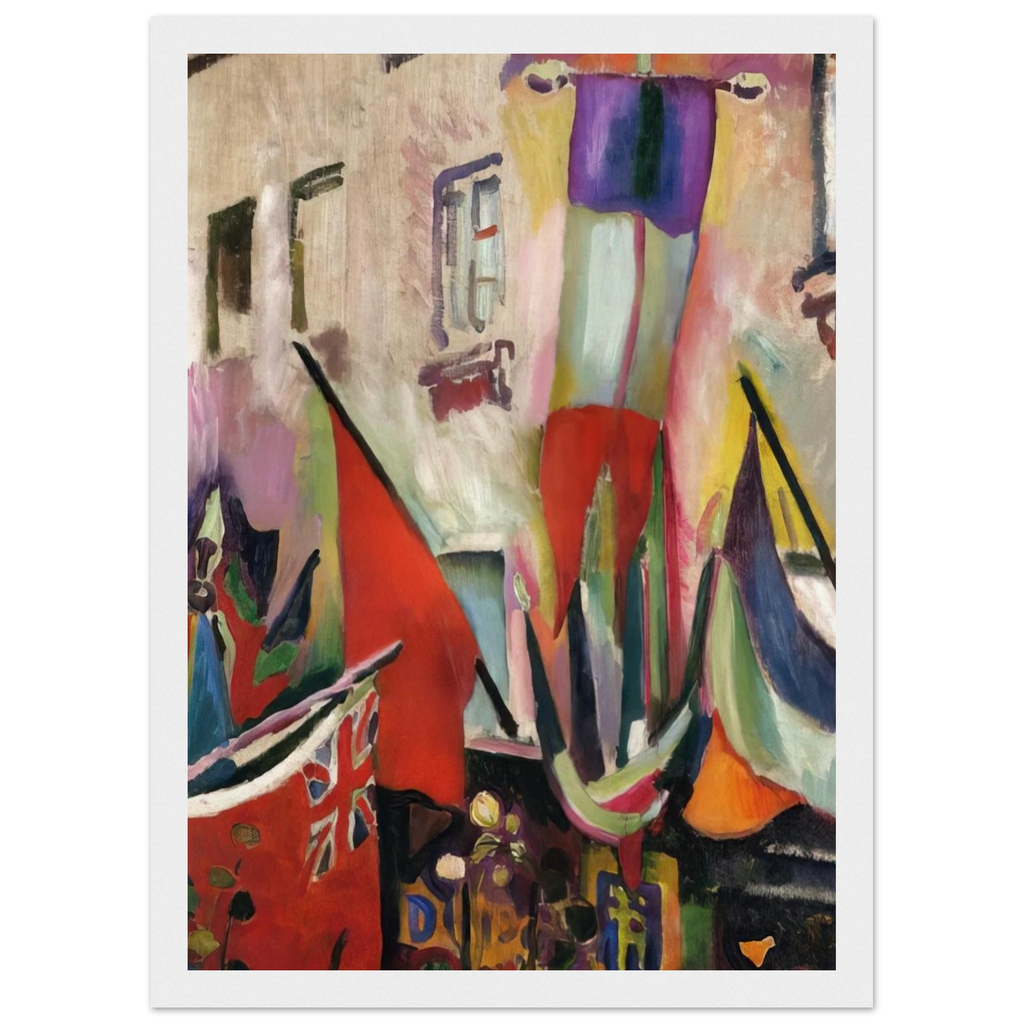 FLAGS 1906 Framed Poster | Raoul Dufy Framed Prints Wall Art | Raoul Dufy Shop