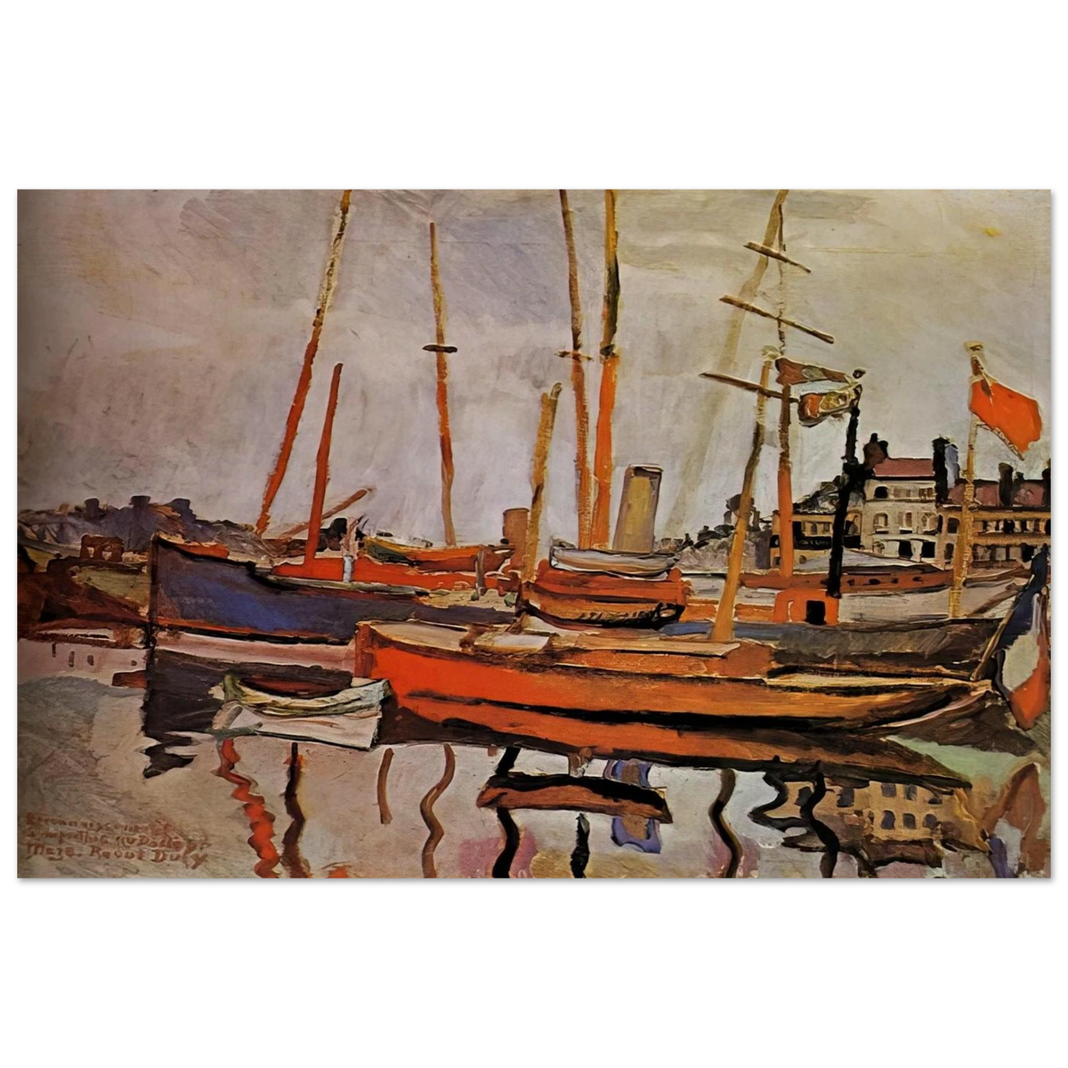 THE PORT OF LE HAVRE 1906 Poster | Raoul Dufy Poster | Raoul Dufy Shop