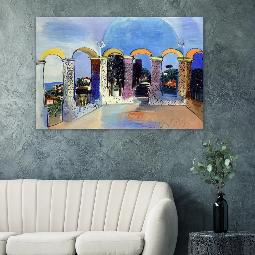 ARCADES AT VALLAURIS 1927 Poster | Raoul Dufy Poster | Raoul Dufy Shop