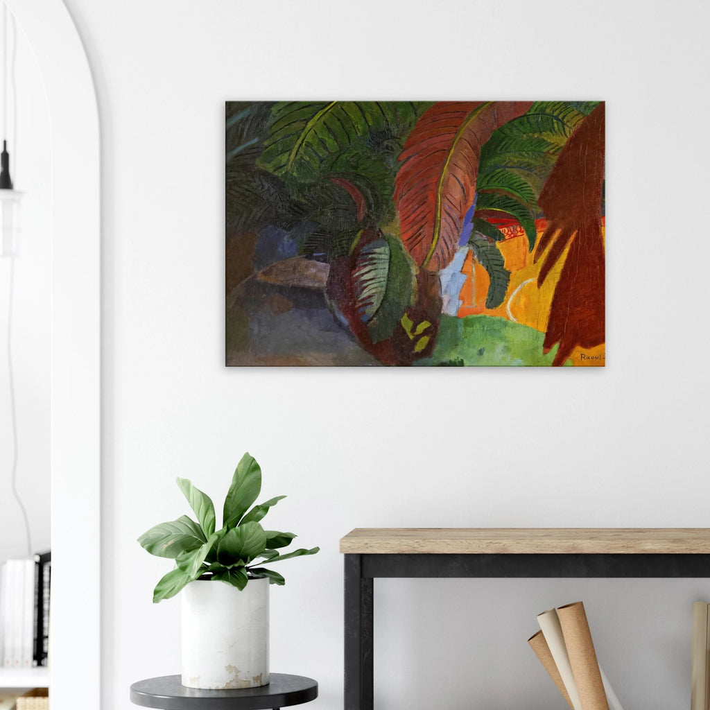 PALM TREES AT MARTIGUES HOMAGE TO GAUGUIN 1910 Canvas | Raoul Dufy Canvas | Raoul Dufy Shop